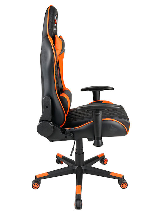 Gembird GC-03-BO Gaming Chair Artificial Leather with Adjustable Arms Black/Orange