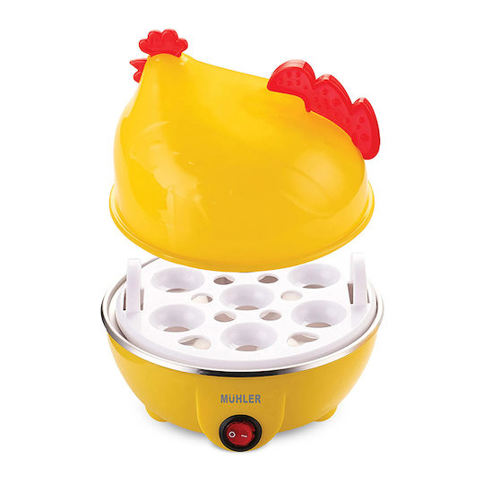 Muhler Egg Cooker 7 Egg Capacity 350W Yellow