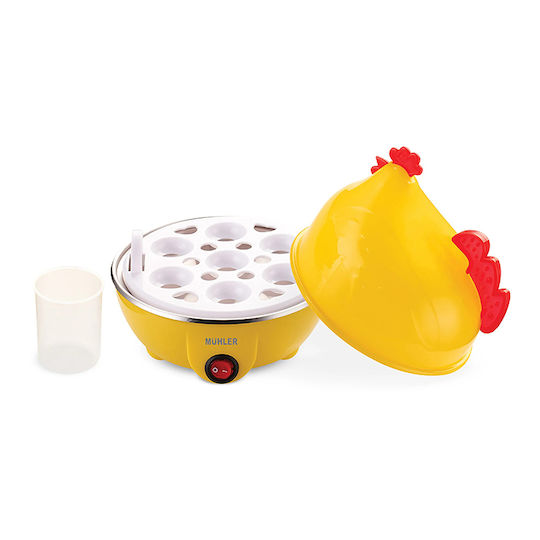 Muhler Egg Cooker 7 Egg Capacity 350W Yellow