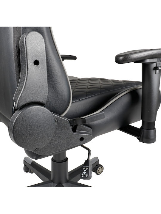 Gembird GC-03-BG Gaming Chair Artificial Leather with Adjustable Arms Black / Grey