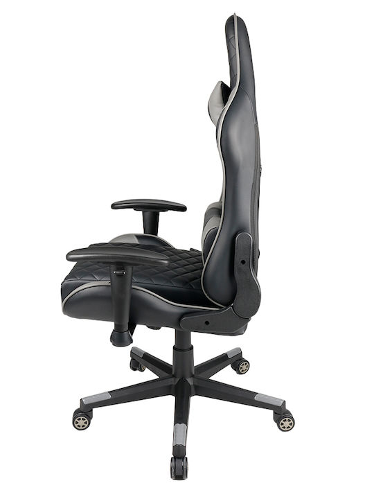 Gembird GC-03-BG Gaming Chair Artificial Leather with Adjustable Arms Black / Grey