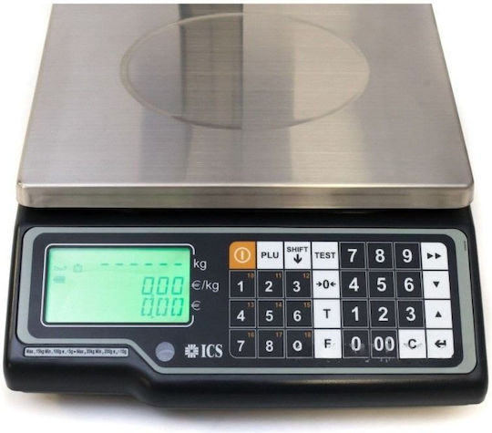 ICS G 325 Electronic Retail Scale with Weighing Capacity 15kg and Accuracy 5g ZYG-G325-15KG-M