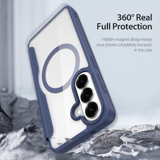 Case Samsung Galaxy S26 5g Dux Ducis Skin X Pro Series Flip Case Synthetic Leather Pu Blue Rfid Wallet