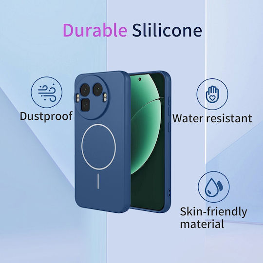 Realme Gt 8 Pro 5g Oem Back Cover Tpu Blue Built-in Magnet