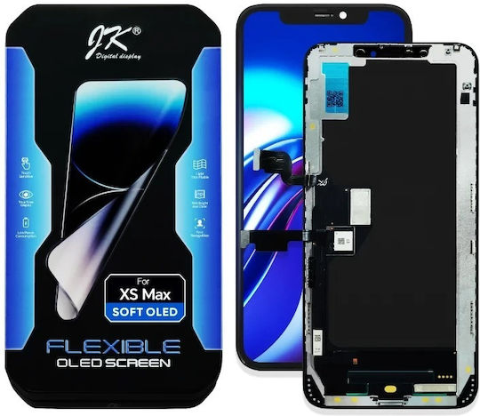 Ersatzbildschirm für Mobiltelefone OLED mit Touch-Mechanismus für iPhone XS Max Schwarz