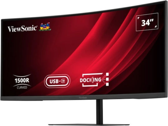 Viewsonic VG3419C-2 Ultrawide VA HDR Curved Monitor 34" QHD 3440x1440 with 3.5ms GTG Response Time