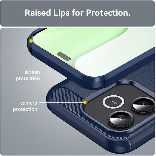 Techsuit Carbon Silikon Honor 600 Lite Blau