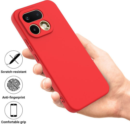 Θήκη Realme 16 Pro+ 5g Oem Πλάτη Σιλικόνης Κόκκινο Λουράκι