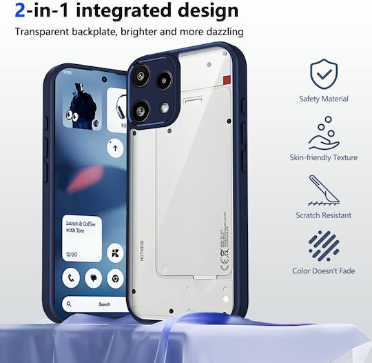 Handyhülle Nothing 3a Lite 5g Oem Harte Rückseite Pc+tpu Blaue