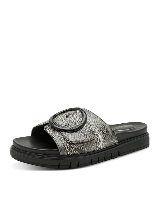 Leder Flache Damen Sandalen Flatforms