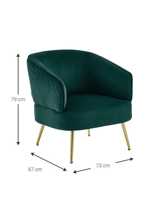 Vyragosa Armchair Green 76x66x79cm