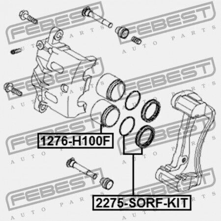 Front Brake Caliper Piston for Hyundai H-1 07 2007-2015 Gen