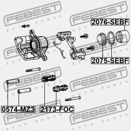 Ембол Спирачен Апарат Преден Chrysler Sebring Jr 2001-2006 05018909aa