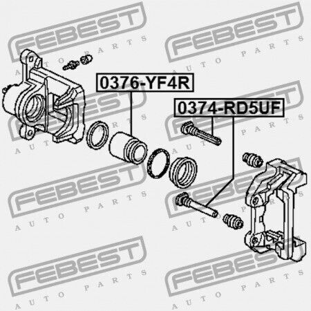 Piston Etrier Frână Partea Din Spate Honda Pilot Yf4 2009-2014 Gn 43215-sza-a01