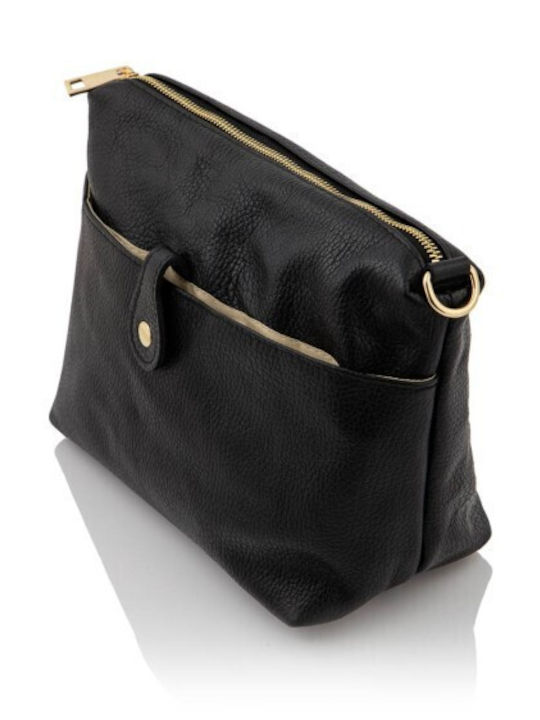 Leder Damen Handtasche Schulter / Handtasche Schwarz
