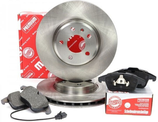Set Discuri Plăcuțe Frână Partea Din Față Audi A4 A5 8k0698151f