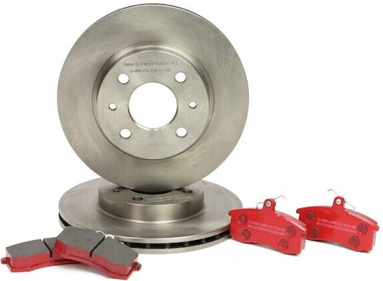 Set Discuri Și Plăcuțe De Frână Partea Din Față Lada 110 111 112 2110-3501070