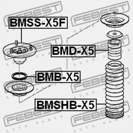 Ρουλεμάν Στήριξης Μπροστινού Αμορτισέρ Bmw X5 E53 1999-2006 Ece 31331090612