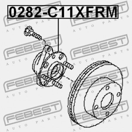 Nissan Tiida Jpn Μάρκα C11 Μπροστινή Πλήμνη 2005.08-2012.06 Gl 40202-ee500