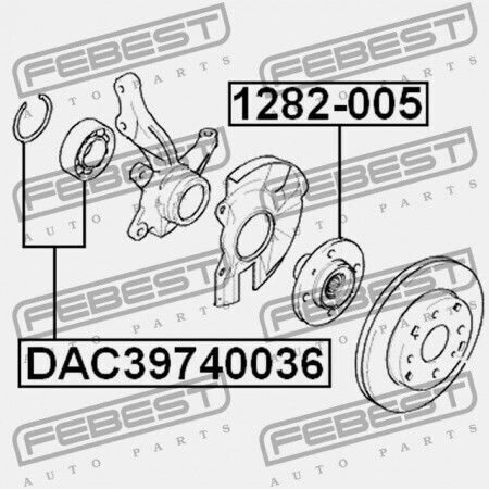 Hyundai Elantra Lantra 00 2000 Cis Предна Главина 51750-2d003
