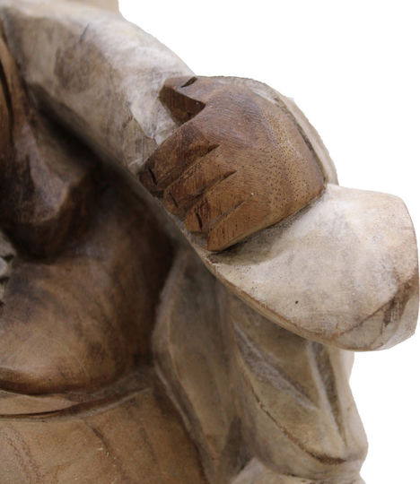 Ancient Wisdom Διακοσμητικός Βούδας από Ξύλο 30cm