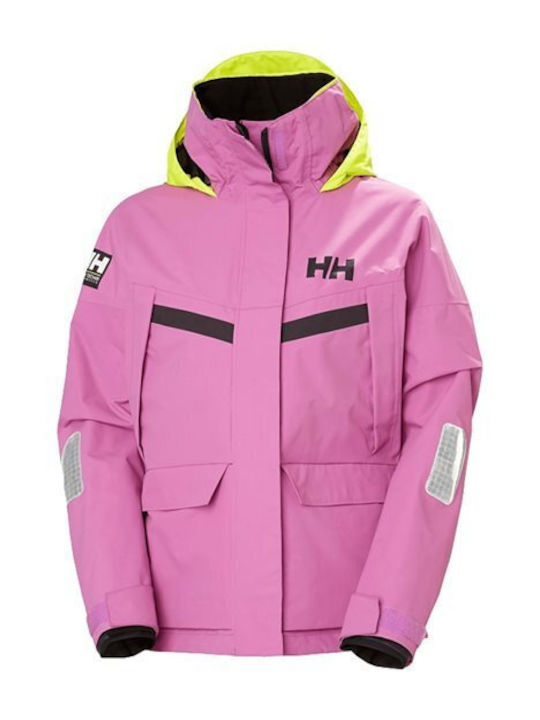 Helly Hansen Pier 4.0 34486-089 Γυναικείο Μπουφάν για Σκι & Snowboard Ροζ