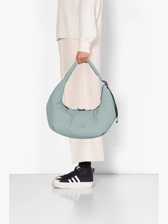Fabric Women's Shoulder Bag Green