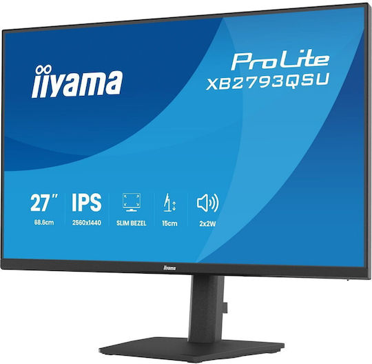 Iiyama ProLite XB2793QSU-B1 IPS Monitor 27" QHD 2560x1440