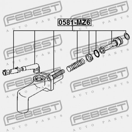 Κύλινδρος Συμπλέκτη Mazda 6 Wagon Gy 2002-2005 Eu Gj6a-41-990a