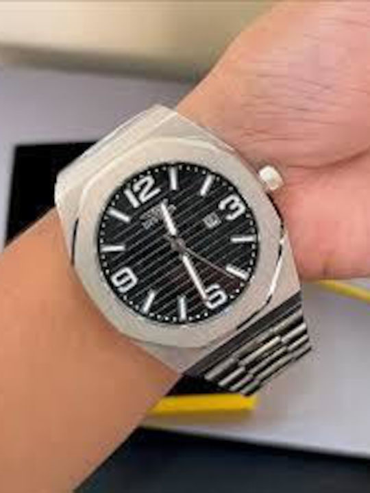 Invicta Men's Watch 48mm Battery with Silver Metal Bracelet