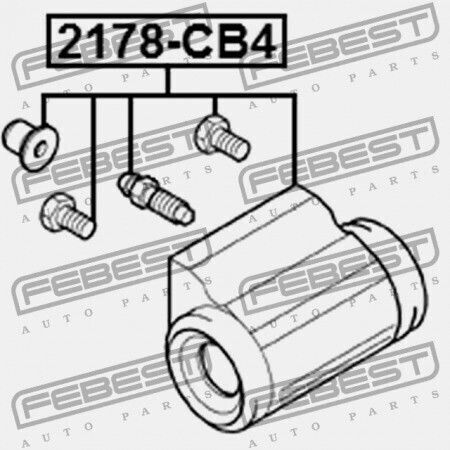 Κύλινδρος Ham Πίσω Ford Focus Cb4 2008-2011 Eu 1385739