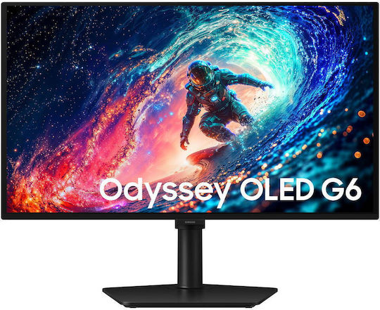 Samsung Odyssey G6 G61SH OLED HDR Gaming Monitor 27" QHD 2560x1440 240Hz with 0.03ms Response Time GTG