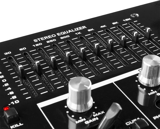 Vonyx STM-3007 172.736 Analoger Mischpult 6 Kanäle / 1 XLR-Eingang & Bluetooth