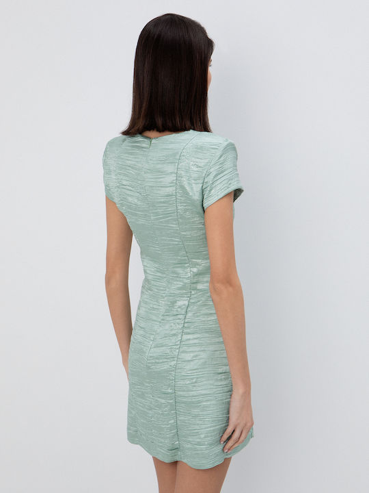 Summer Mini Dress for Wedding and Christening Green