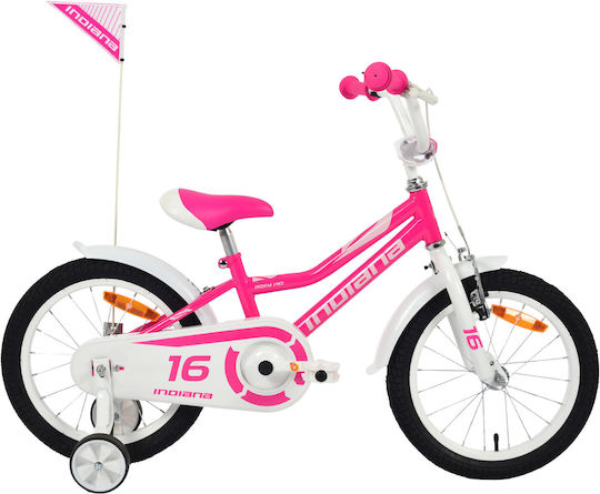 Indiana Roxy 16" Παιδικό Ποδήλατo BMX Ροζ