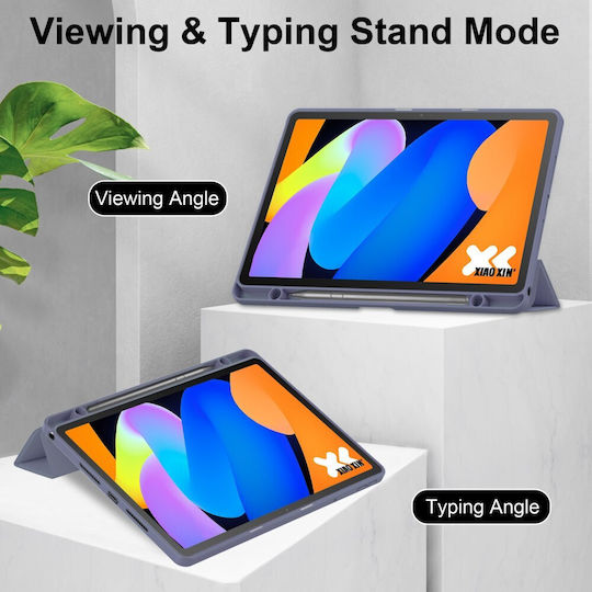 Case Lenovo Tab K11 Gen 2 Idea Tab Xiaoxin Pad 11 2025 Oem Flip Case Synthetic Leather Pu Tpu Purple Stand