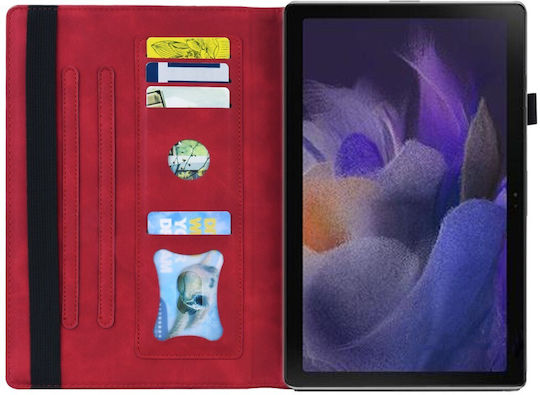 Θήκη Lenovo Tab M11 Idea Tab Xiaoxin Pad 11 2025 Tab K11 Gen 2 Oem Flip Θήκη Συνθετικό Δέρμα Pu Κόκκινο Wallet Stand