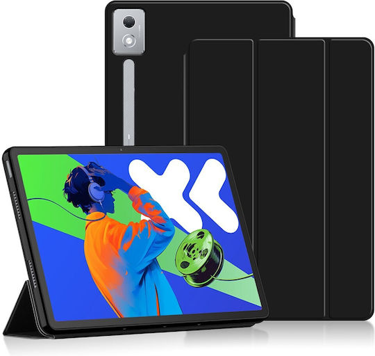 Калъф Lenovo Idea Tab Pro Xiaoxin Pad Pro 12.7 2025 Oem Флип Калъф Синтетична Кожа Pu Tpu Черен Стойка