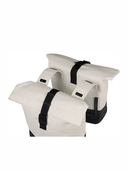 Basil Bike Rack Bag White
