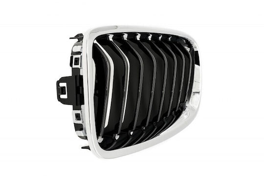 Kappe Für Motorabdeckung Monoliner Schwarz Chrom Für BMW 3 F30 51137255411