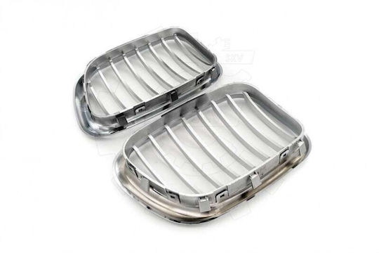 BMW X5 E53 Kühlergrillmaske Set Links Oder Rechts Einzeln Chrom 51137113733