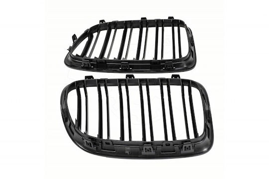 Mască Radiator Set Complet Stânga Sau Dreapta Bandă Simplă Negru Mat BMW X1 E84 51117347669