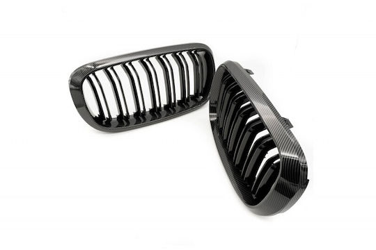 Kappe Für Motorhaube Doppelstreifen Kohlefaser BMW X5 F15 51712334708