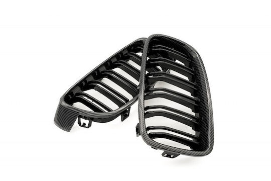 Capot Motor Dublă Bandă Din Fibră De Carbon BMW 3 F30 51137255411
