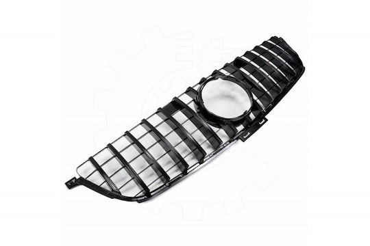 SKV Auto Dekorative Maske GTR Schwarz Glänzend Mercedes M-Klasse W166 2013-2015 A166880098590
