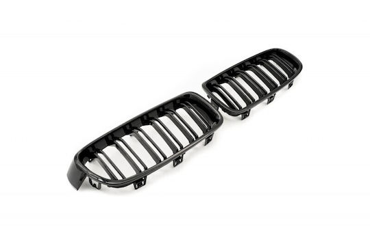 Capot Motor Dublă Bandă Neagră Lucioasă BMW 3 F30 51137255411