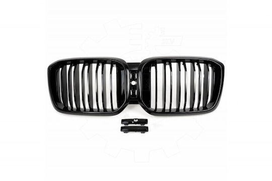 Μάσκα Ψυγείου Bmw X3 G01 Facelift Πλήρες Σετ Αριστερή Ή Δεξιά Διπλή Γρίλια Μαύρη Γυαλιστερή 51139881906