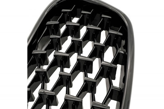 Diamond Black Glossy Car Decorative Mask for BMW 5 E39