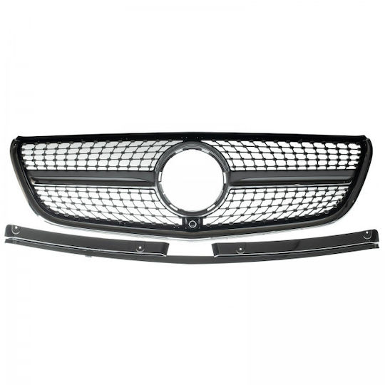 Mercedes Vito W447 2015-2019 Front Grille Satin Stripe