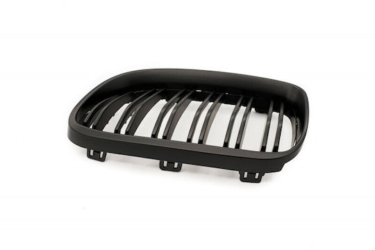 Kappe Für Motorabdeckung Doppelstreifen Mattes Schwarz Für BMW 3 E92 Facelift Coupé